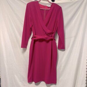 Vintage D Allairds Ruched Dress with Belt
